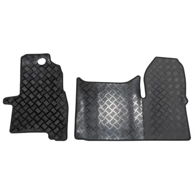 Foot mat set rubber VL+VR+MT divided