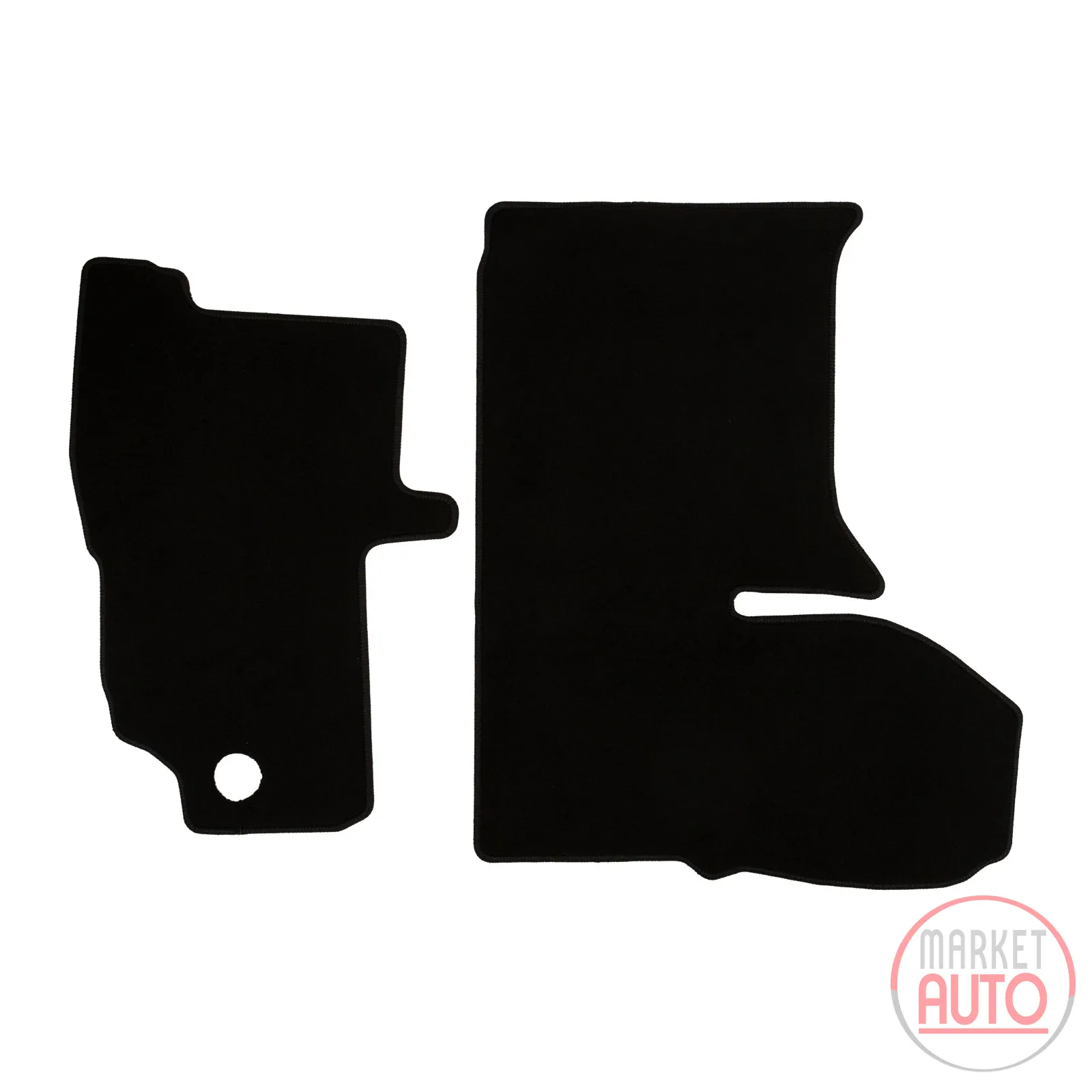 Foot mat set ",Luxury", Velour VL+VR+MT divided