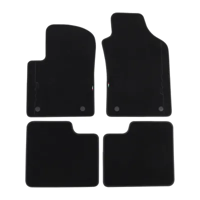 Foot mat set 4-piece velour