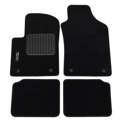 Floor mats 4-pack velour set with 500 emblem
