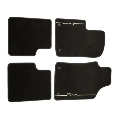 Floor mats 4-pack velour set with 500 logo