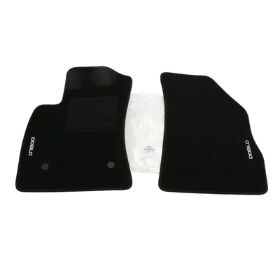 Floor mat set 2 pieces for front velour