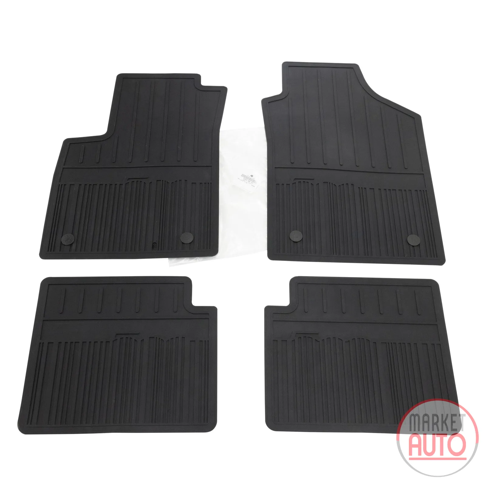 Rubber foot mat set 4 pieces