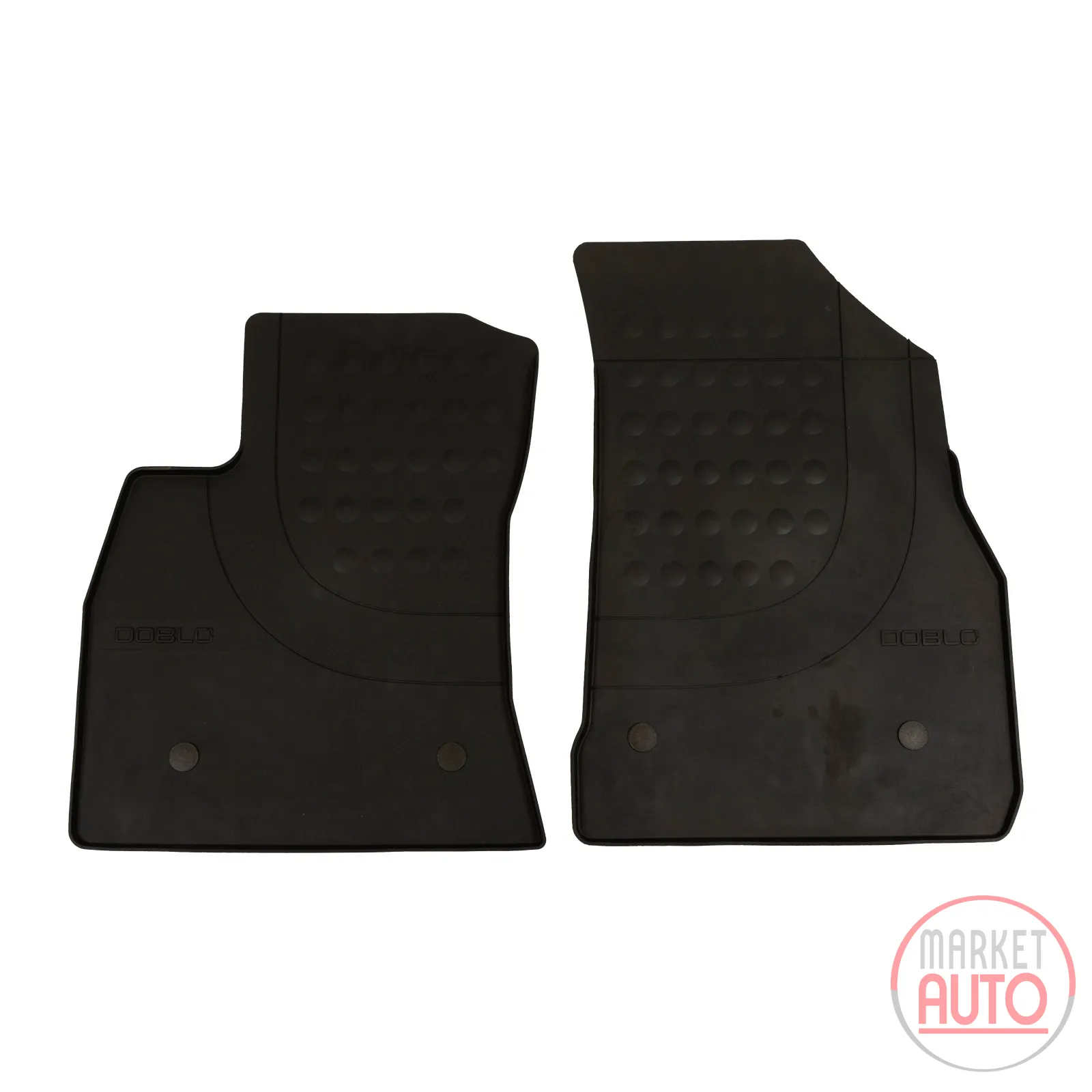 Foot mat set of 2 front
