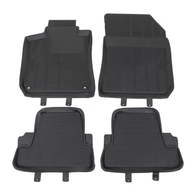 Floor mat set 4-piece PSA OE (1609853080) Rubber Black