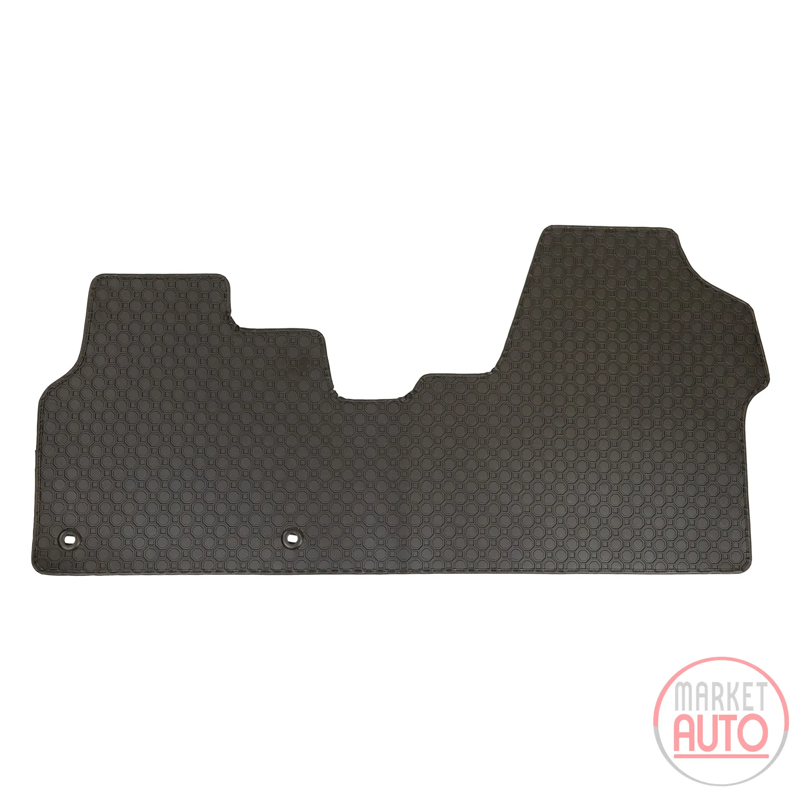 Rubber mat Octagon black front left and right