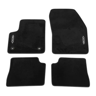Foot mat set of 4 velour
