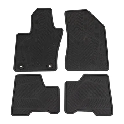 Rubber foot mat set