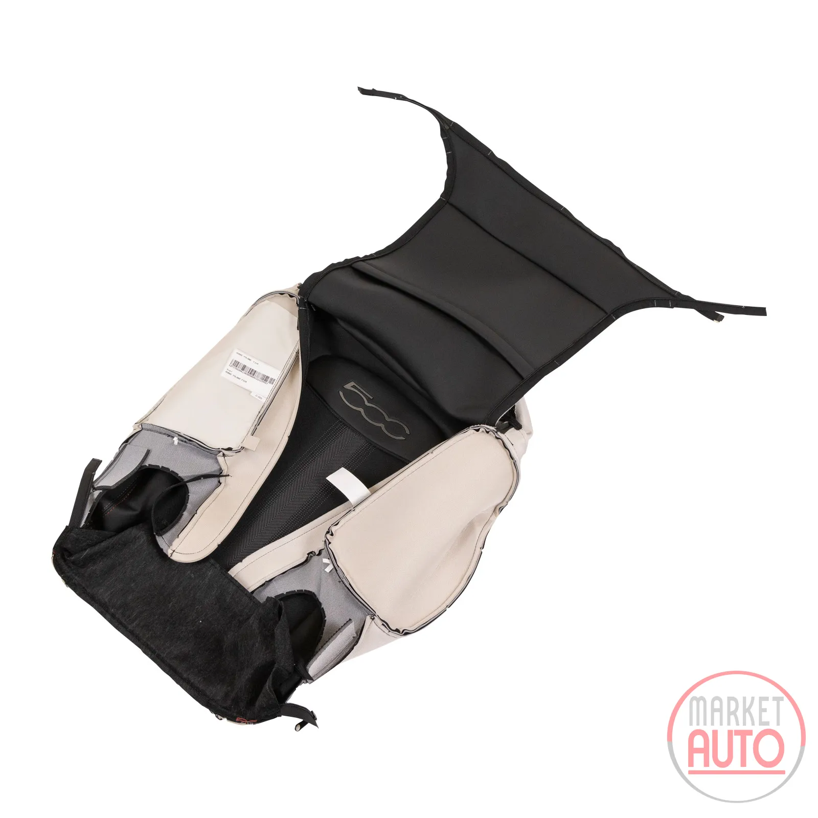 Seat cover backrest front