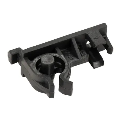 Fastening clip for seat flap