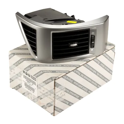 Air vent dashboard left silver