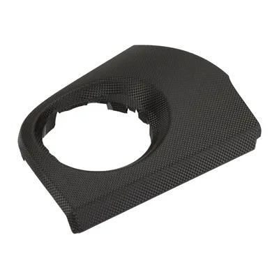 Dashboard in black micro carbon look (short part)