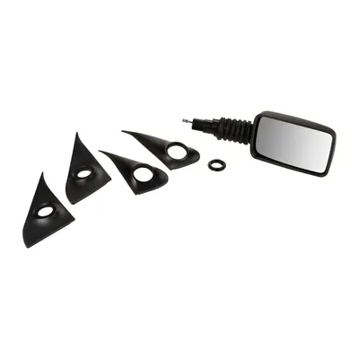 Right exterior mirror adjustable from inside