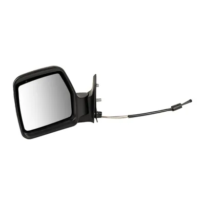 Left exterior mirror manually adjustable