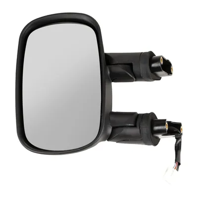 Left exterior mirror electrically heated