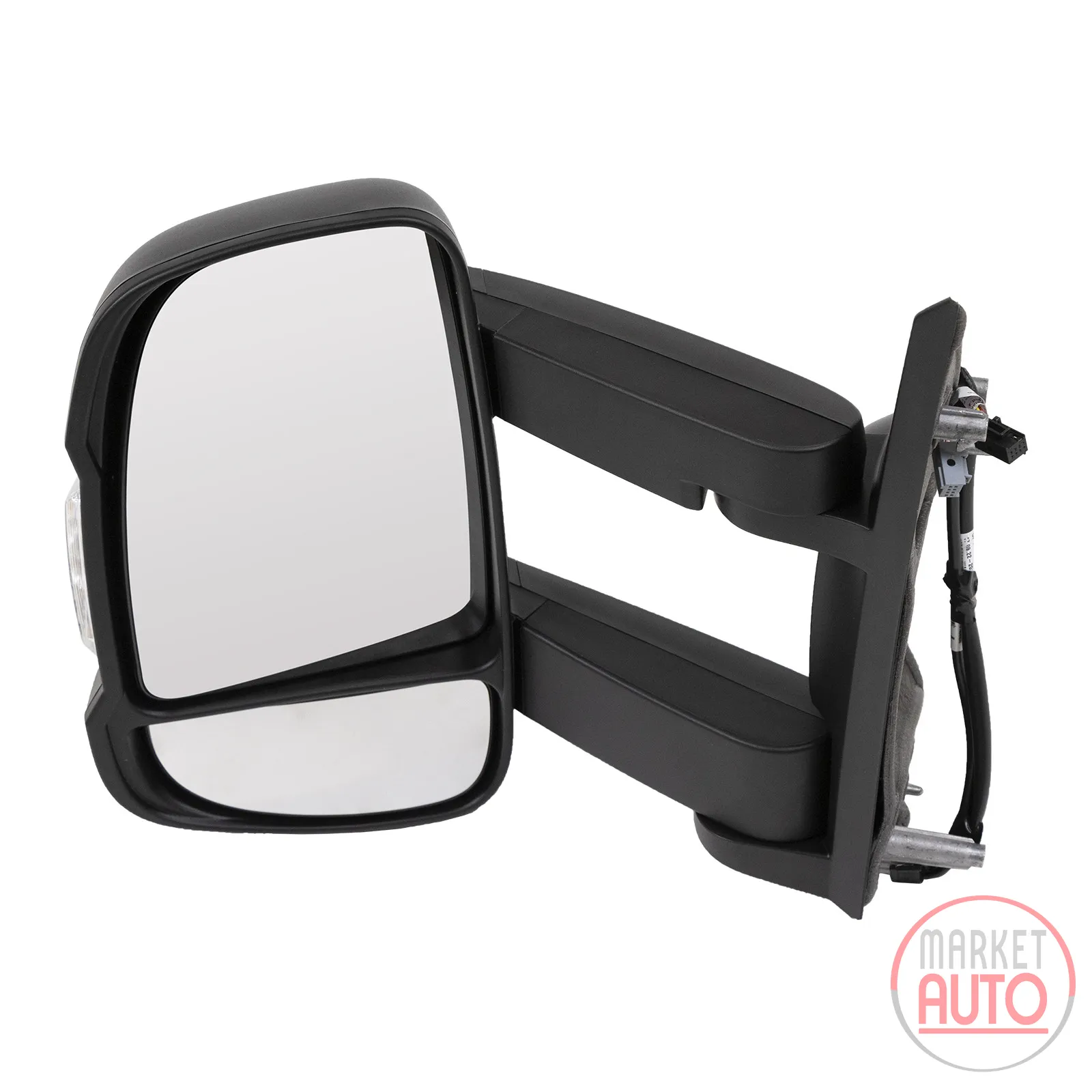 wing mirror left electrically adjustable temperature sensor 16W long mirror arm