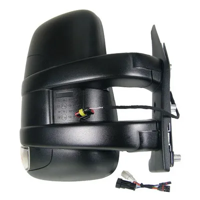 Right exterior mirror manually adjustable
