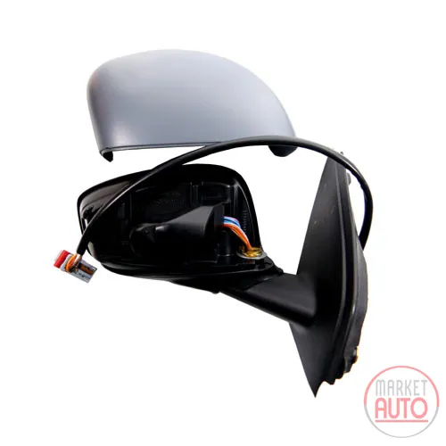 Right exterior mirror electrically adjustable