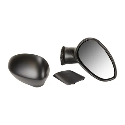 Right exterior mirror electrically adjustable