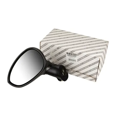 Left exterior mirror electrically adjustable