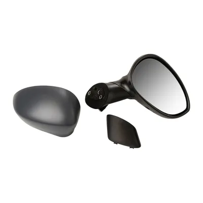 Right exterior mirror electrically adjustable