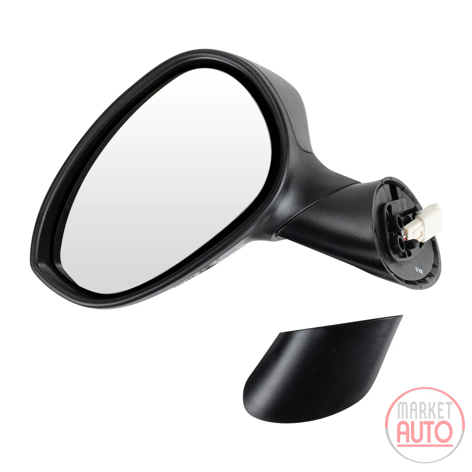 wing mirror left electrically adjustable black