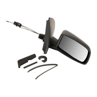 Right exterior mirror adjustable from inside