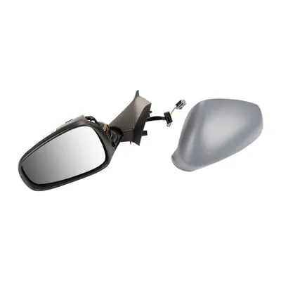 wing mirror on the left, electrically folding