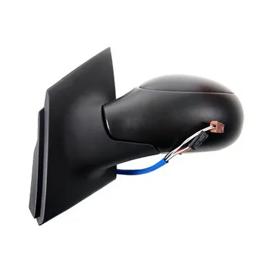 Left exterior mirror electrically heated