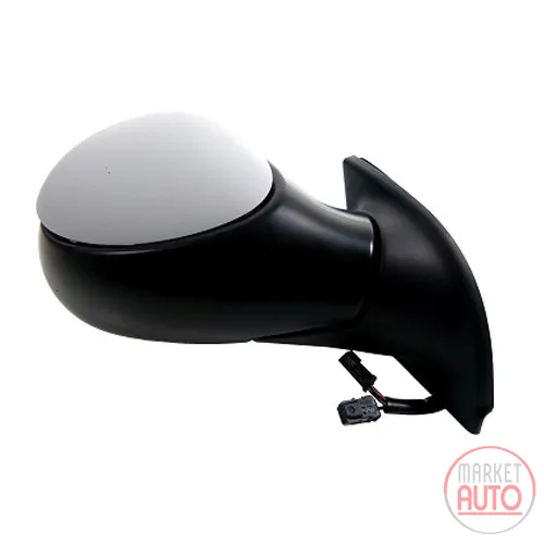 Right exterior mirror electrically heated