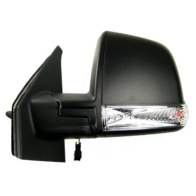 wing mirror left mechanical black with indicator
