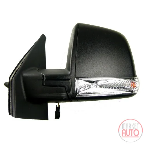 wing mirror left mechanical black with indicator