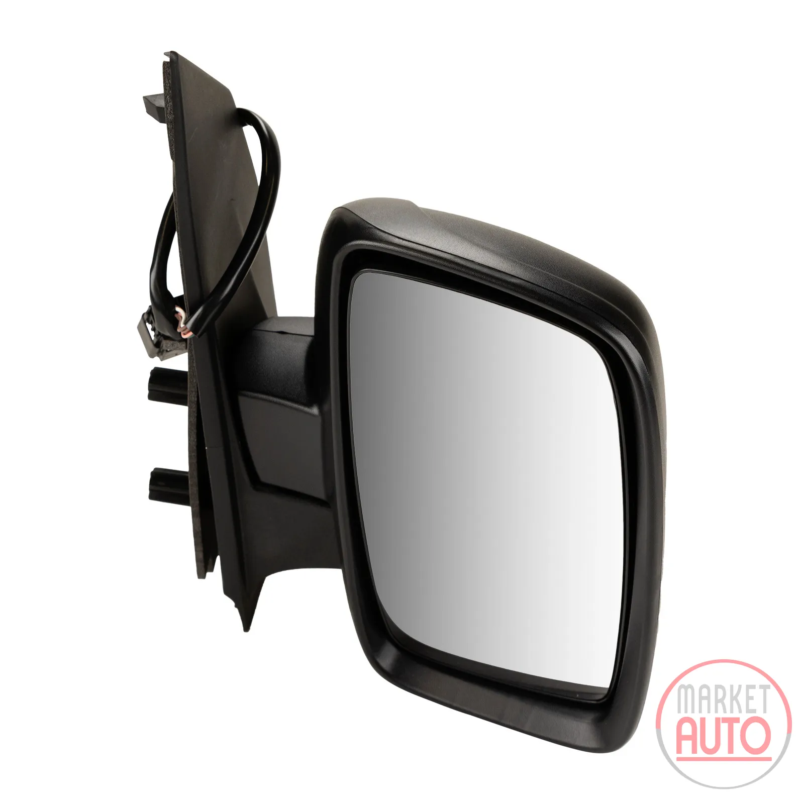 Right exterior mirror electrically heated