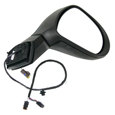Right exterior mirror electrically foldable