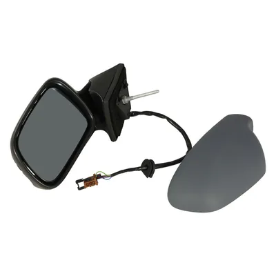 wing mirror on the left, electrically folding