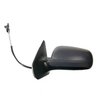 Left exterior mirror manually primed