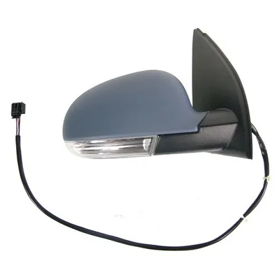 Right exterior mirror electrically foldable