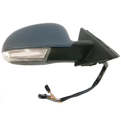 Right exterior mirror electrically foldable