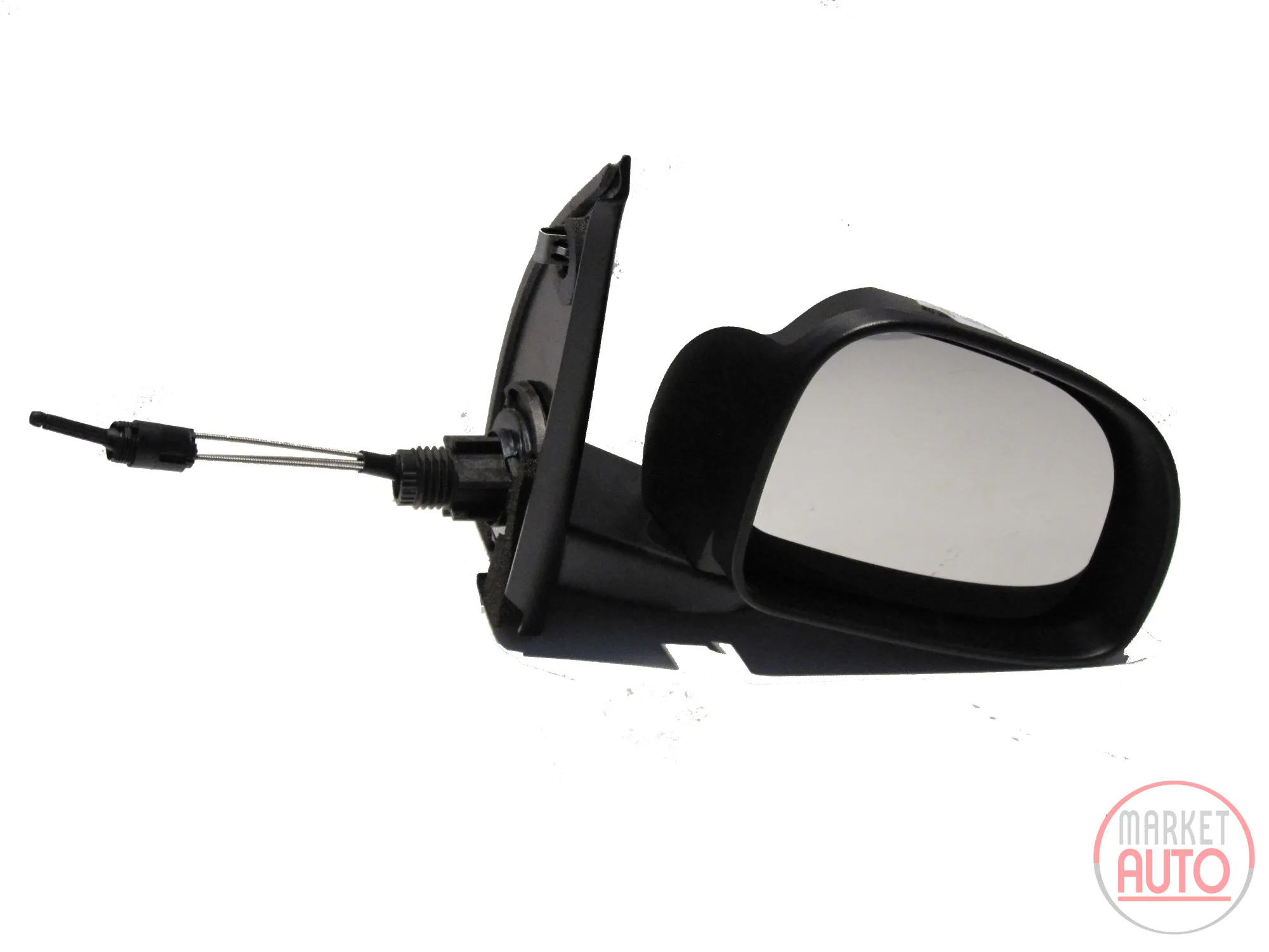Right exterior mirror manual with cover cap primed