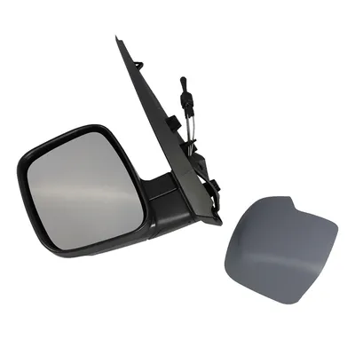 Left exterior mirror manually primed