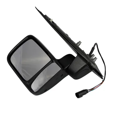 Left exterior mirror electrically heated