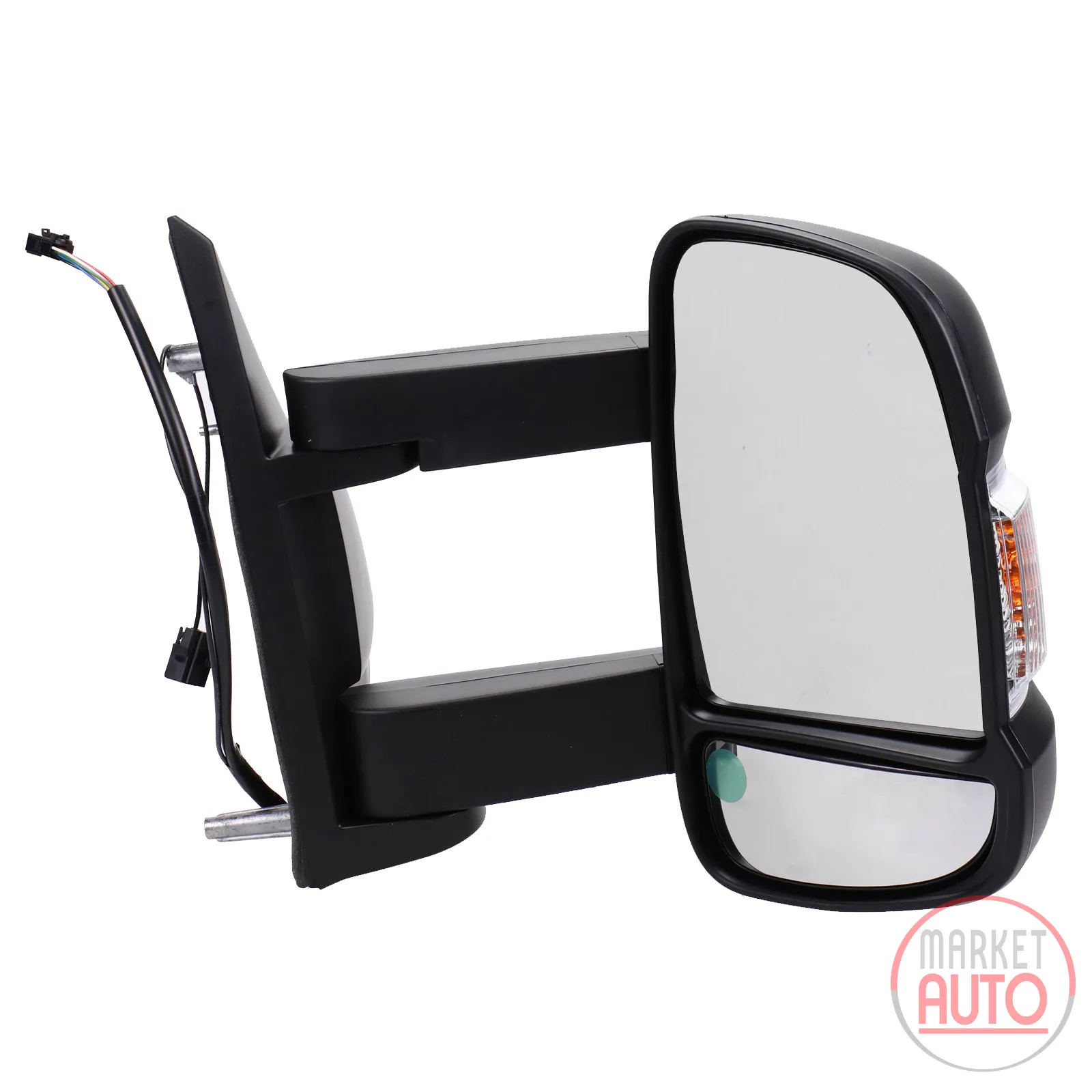 wing mirror right electrically adjustable AM/F 16 W long mirror arm