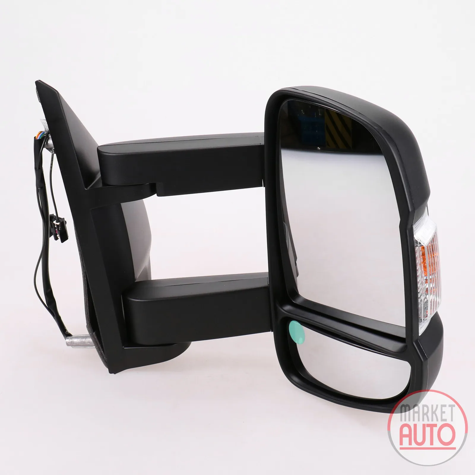 wing mirror right electric AM/F 16 W long mirror arm original