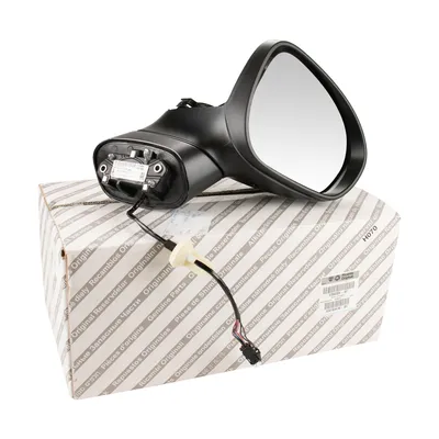 Right exterior mirror electrically heated with temperature sensor