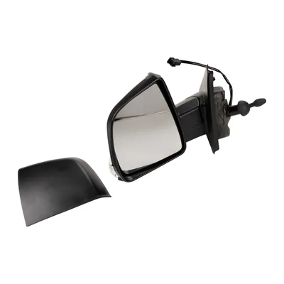 Left exterior mirror mechanically adjustable
