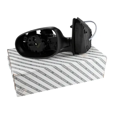 Left exterior mirror mechanically adjustable
