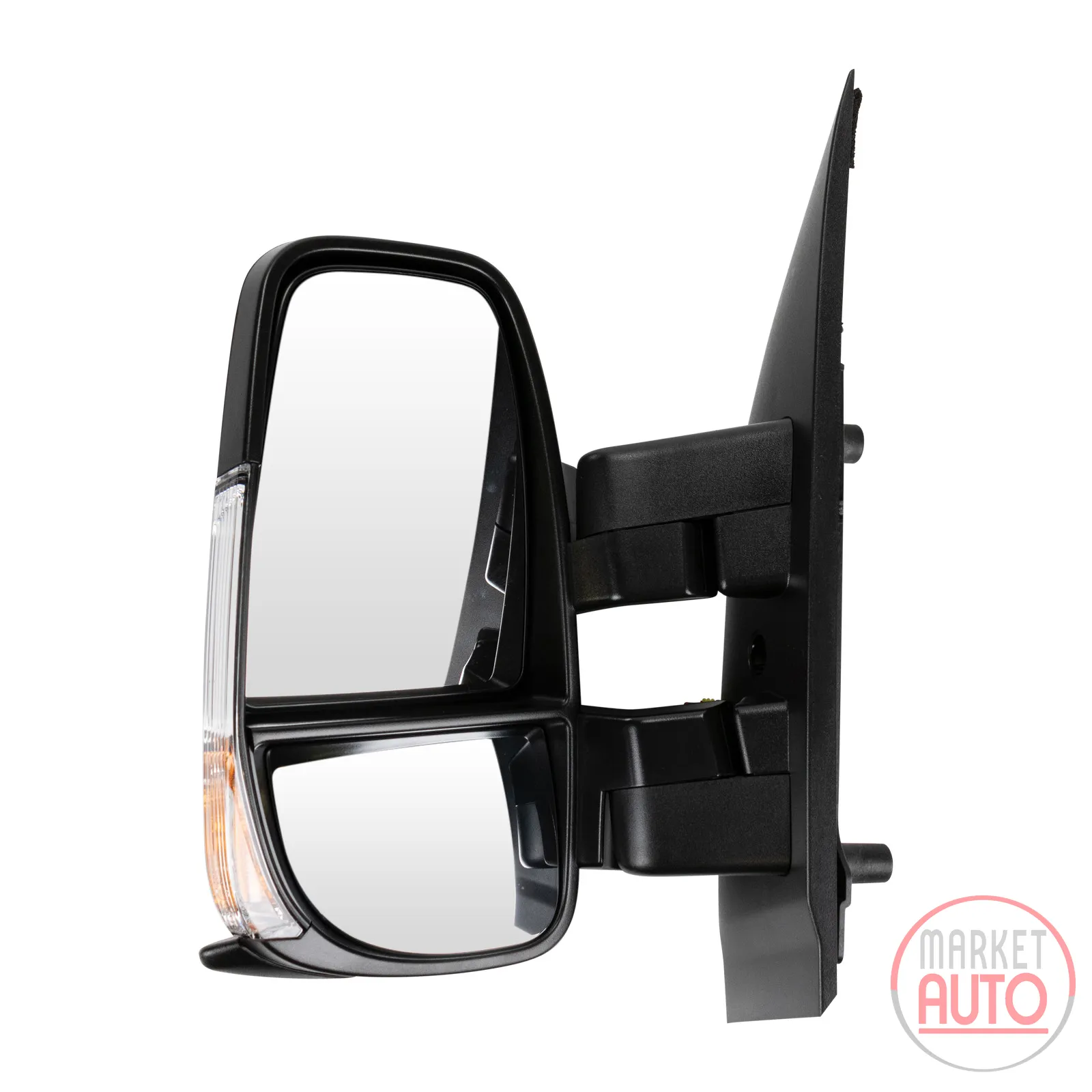 wing mirror left completely mechanical with temperature sensor short arm