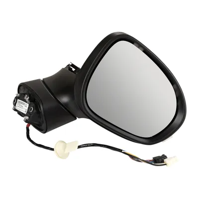 Right exterior mirror electrically adjustable