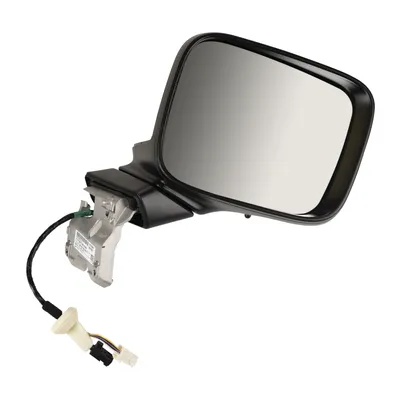 Right exterior mirror electrically adjustable