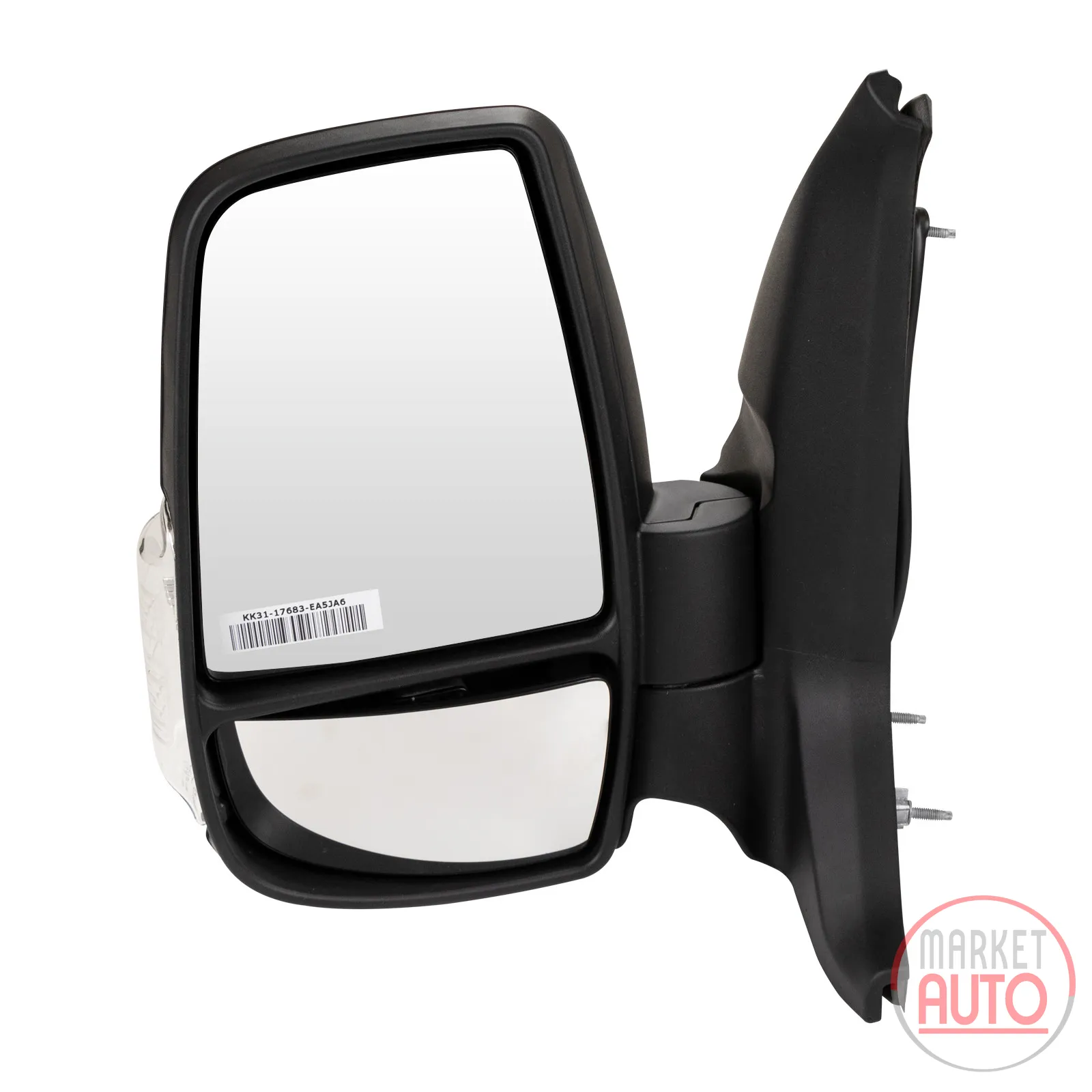 wing mirror left electrically adjustable heated short mirror arm 5W